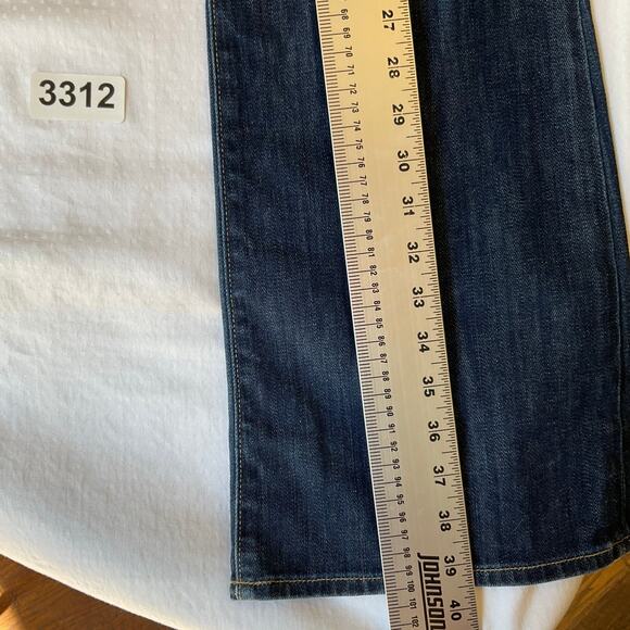 Gap Women Flared Jeans size 30/10R Dark Blue Mid Rise Stretch Perfect Boot Cut - Picture 3 of 11